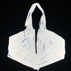 Reflexive Cropped Hoodie